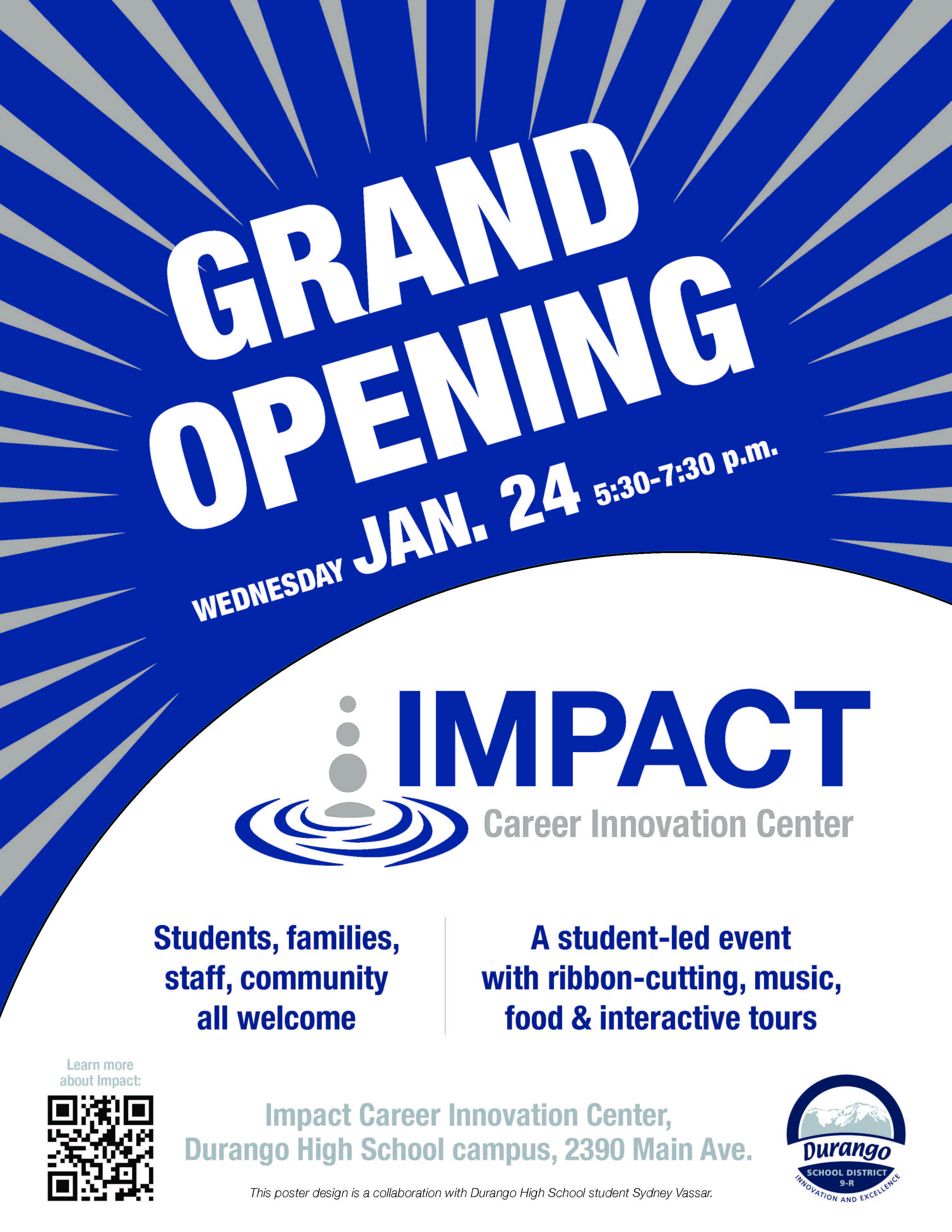 IMPACT CENTER GRAND OPENING FLYER